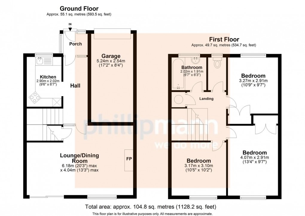 Floorplan for Valley Drive, Seaford