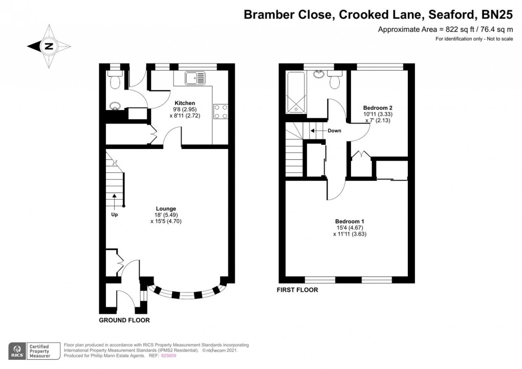 Floorplan for Crooked Lane, Seaford