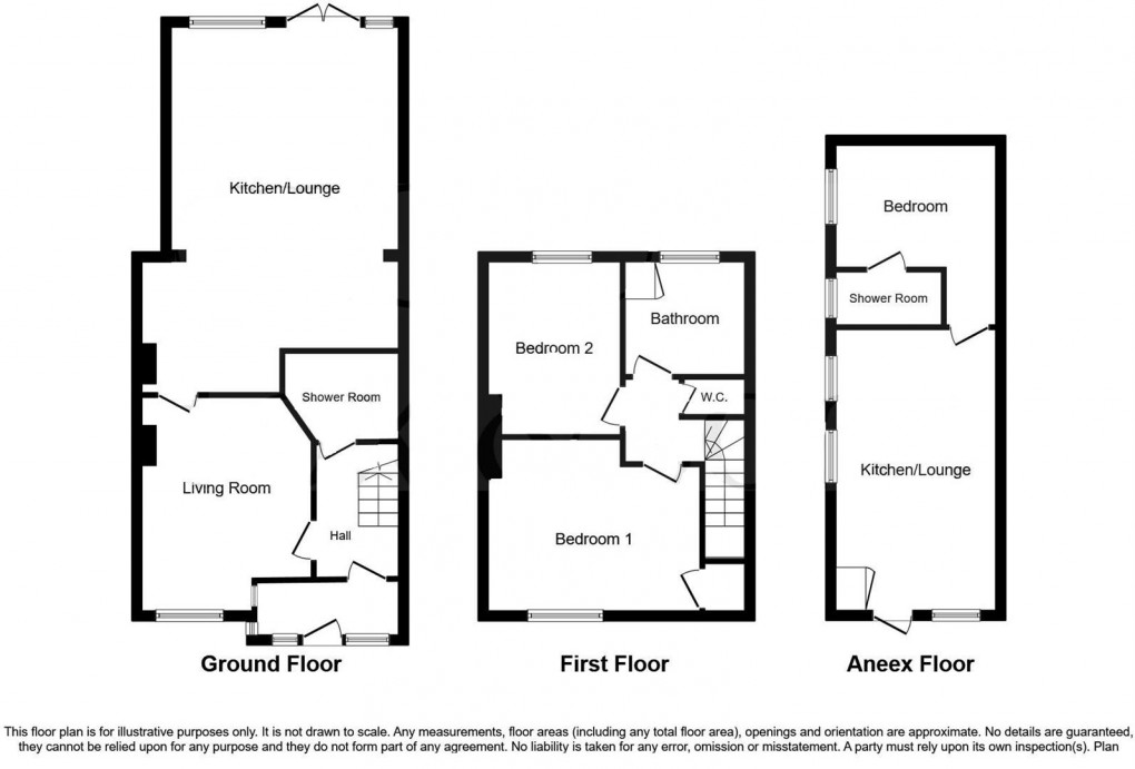 Floorplan for 4 Hindover Crescent with Separate Annex