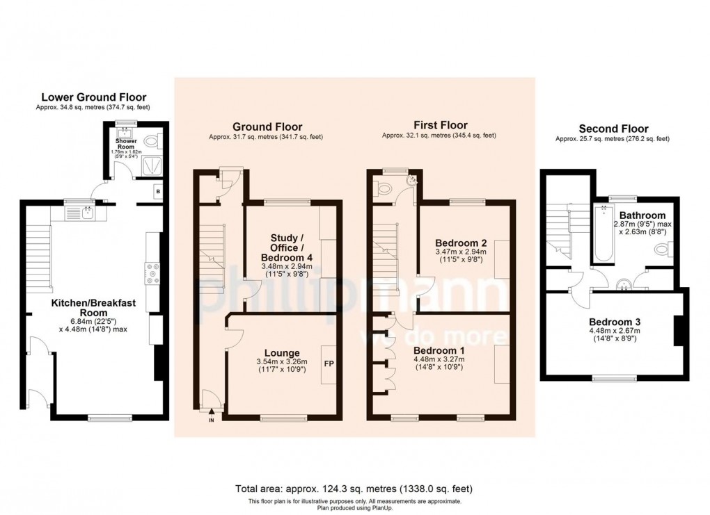 Floorplan for East Street, Seaford