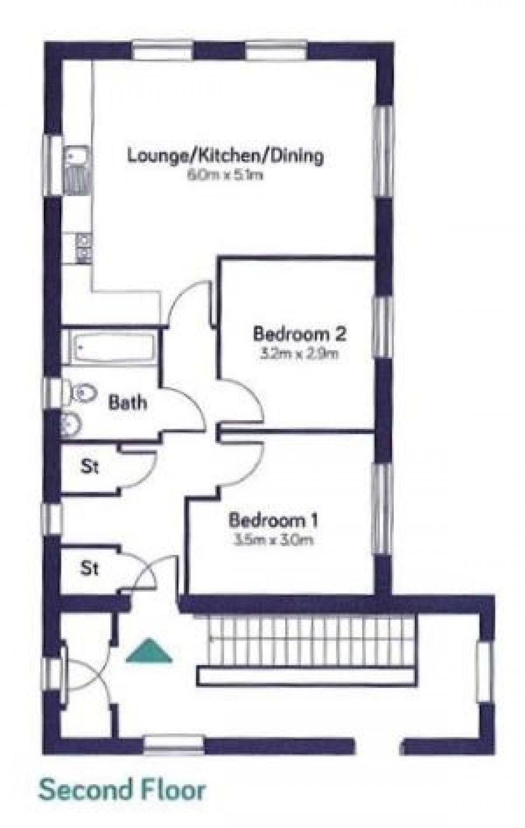 Floorplan for 18 Swallow Close, Peacehaven