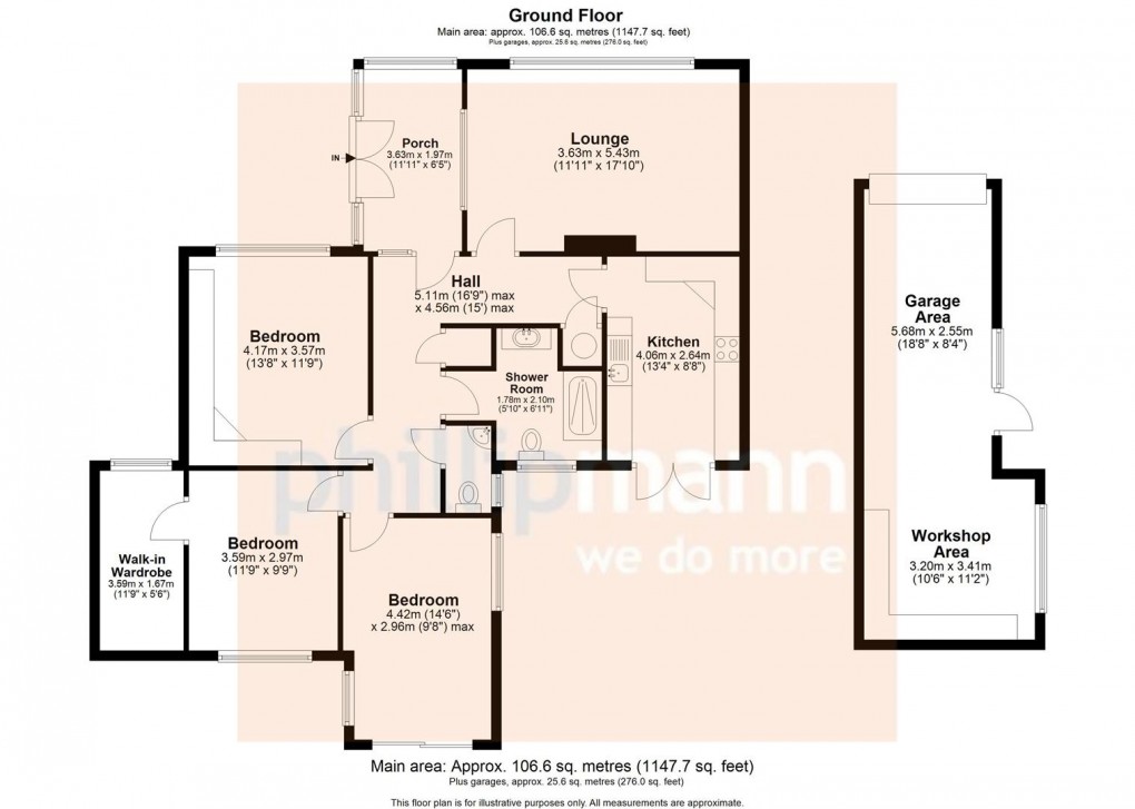 Floorplan for Stoke Manor Close, Seaford