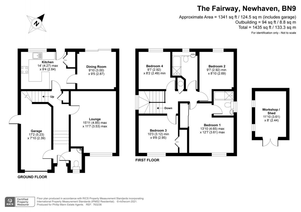 Floorplan for The Fairway, Newhaven
