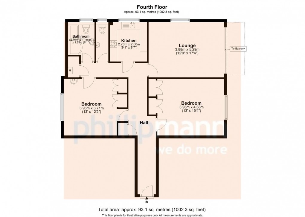 Floorplan for Hardwicke House, Seaford