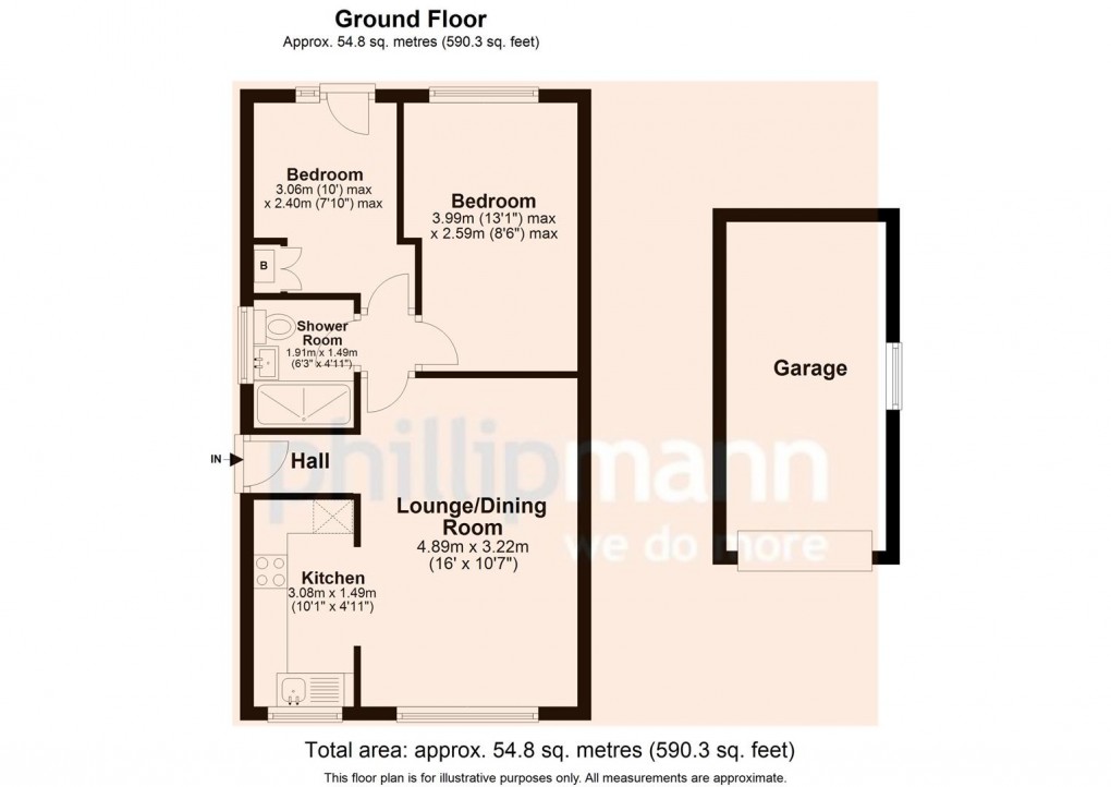 Floorplan for Sovereign Close, Seaford