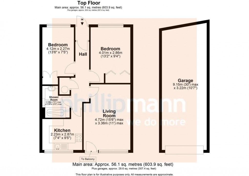 Floorplan for Fort Road, Newhaven