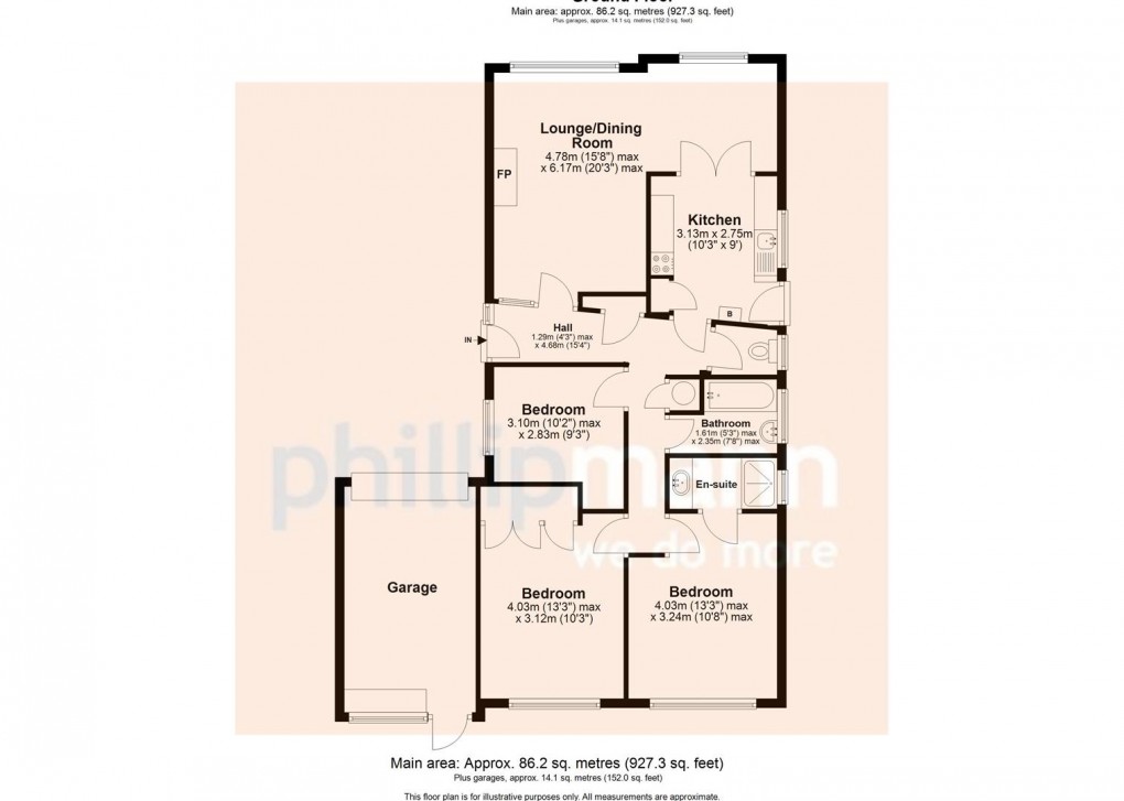 Floorplan for Mayfield Avenue, Peacehaven