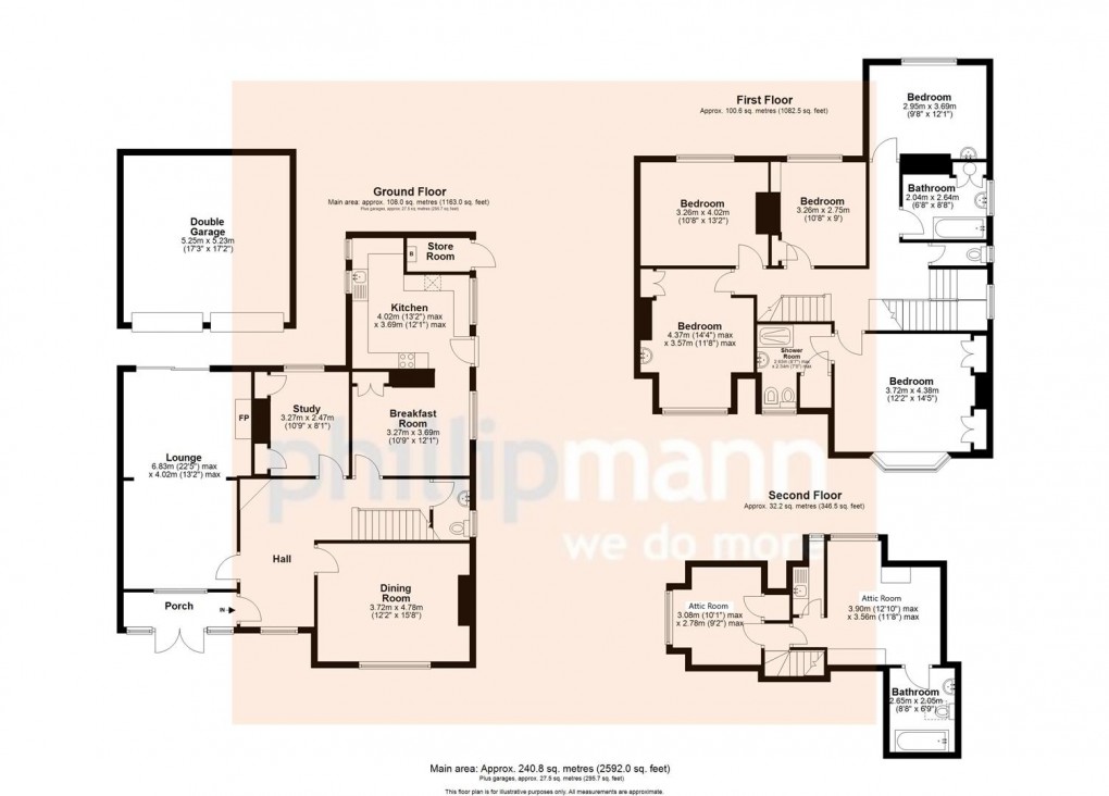 Floorplan for Maurice Road, Seaford