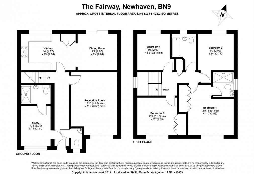 Floorplan for The Fairway, NEWHAVEN