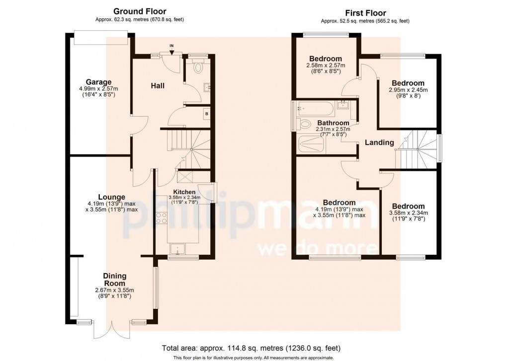 Floorplan for Roderick Avenue North, Peacehaven