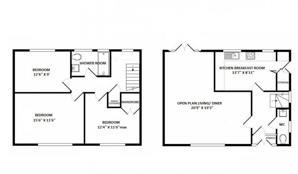 Floorplan for The Holt, Seaford