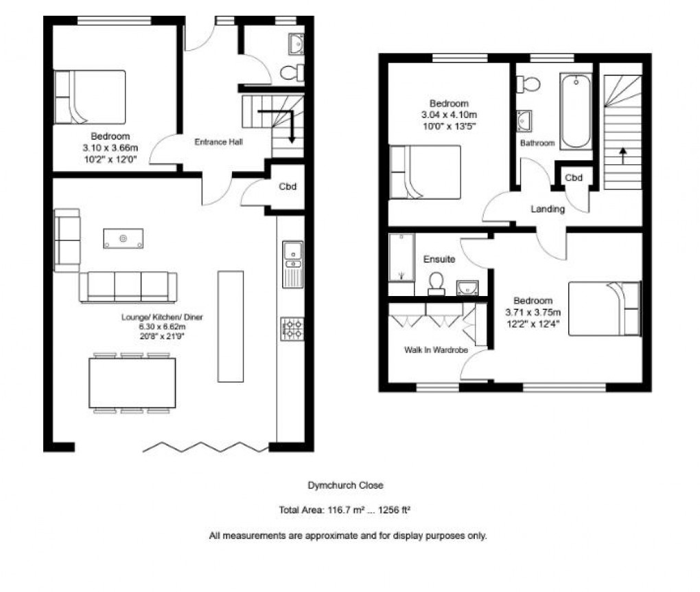 Floorplan for Dymchurch Close, Seaford