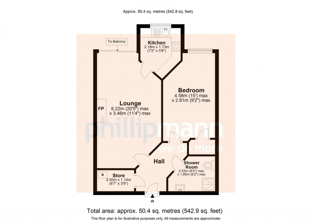 Floorplan for Eversley Court, Seaford