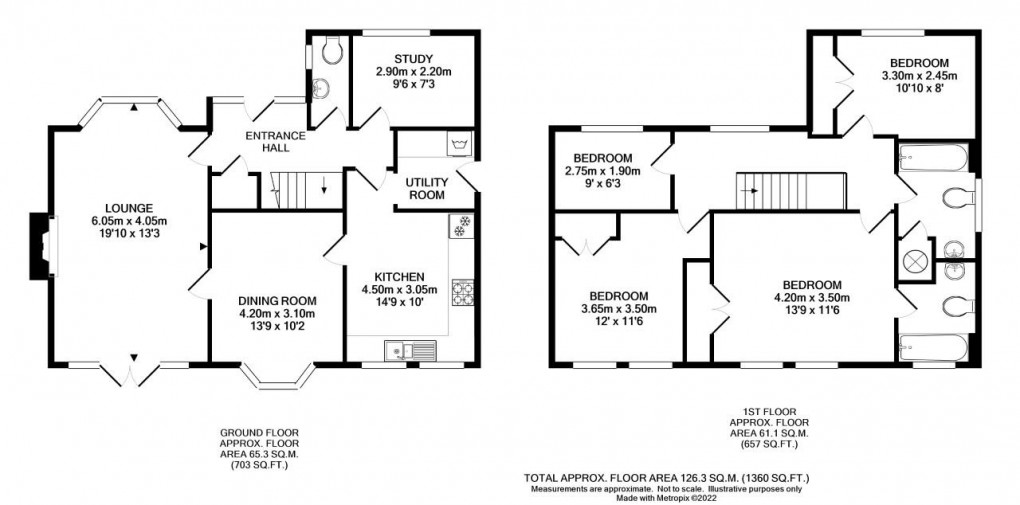 Floorplan for Katherine Way Seaford