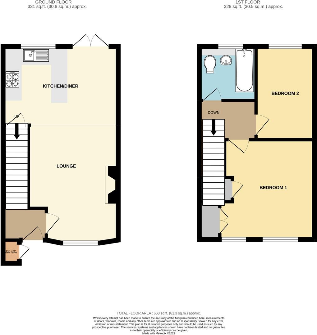 Floorplan for Bridle Way, Telscombe Cliffs, Peacehaven
