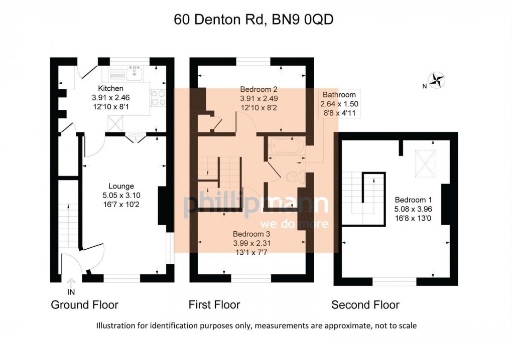 Floorplan for Denton Road, Newhaven