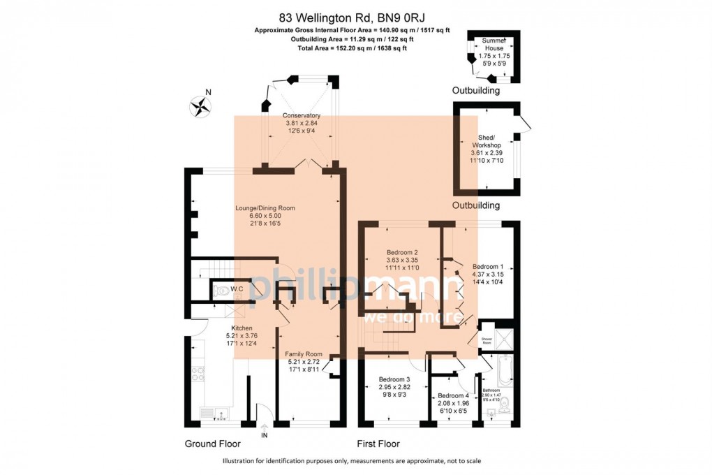 Floorplan for Wellington Road, Newhaven