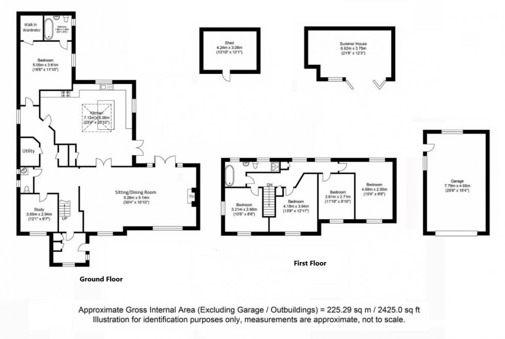 Floorplan for Outlook Avenue, PEACEHAVEN