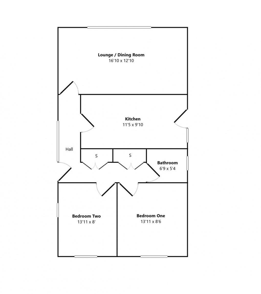 Floorplan for Arundel Road, Peacehaven