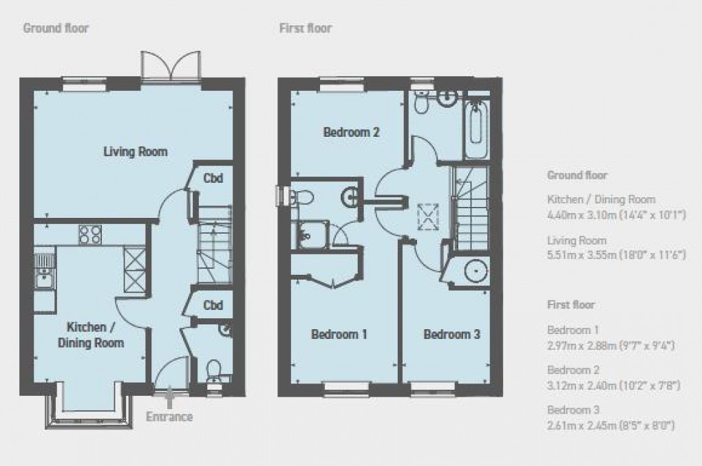Floorplan for Thistle Lane, Ringmer, Lewes