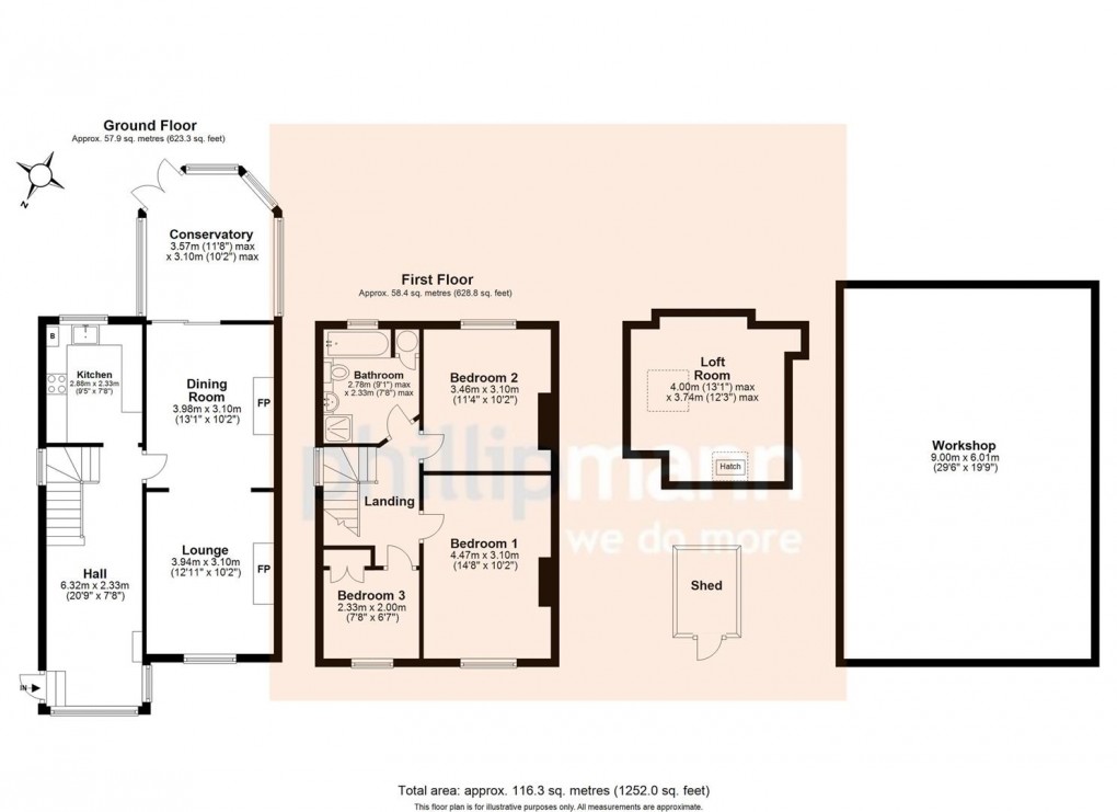 Floorplan for Ringmer Road, Newhaven