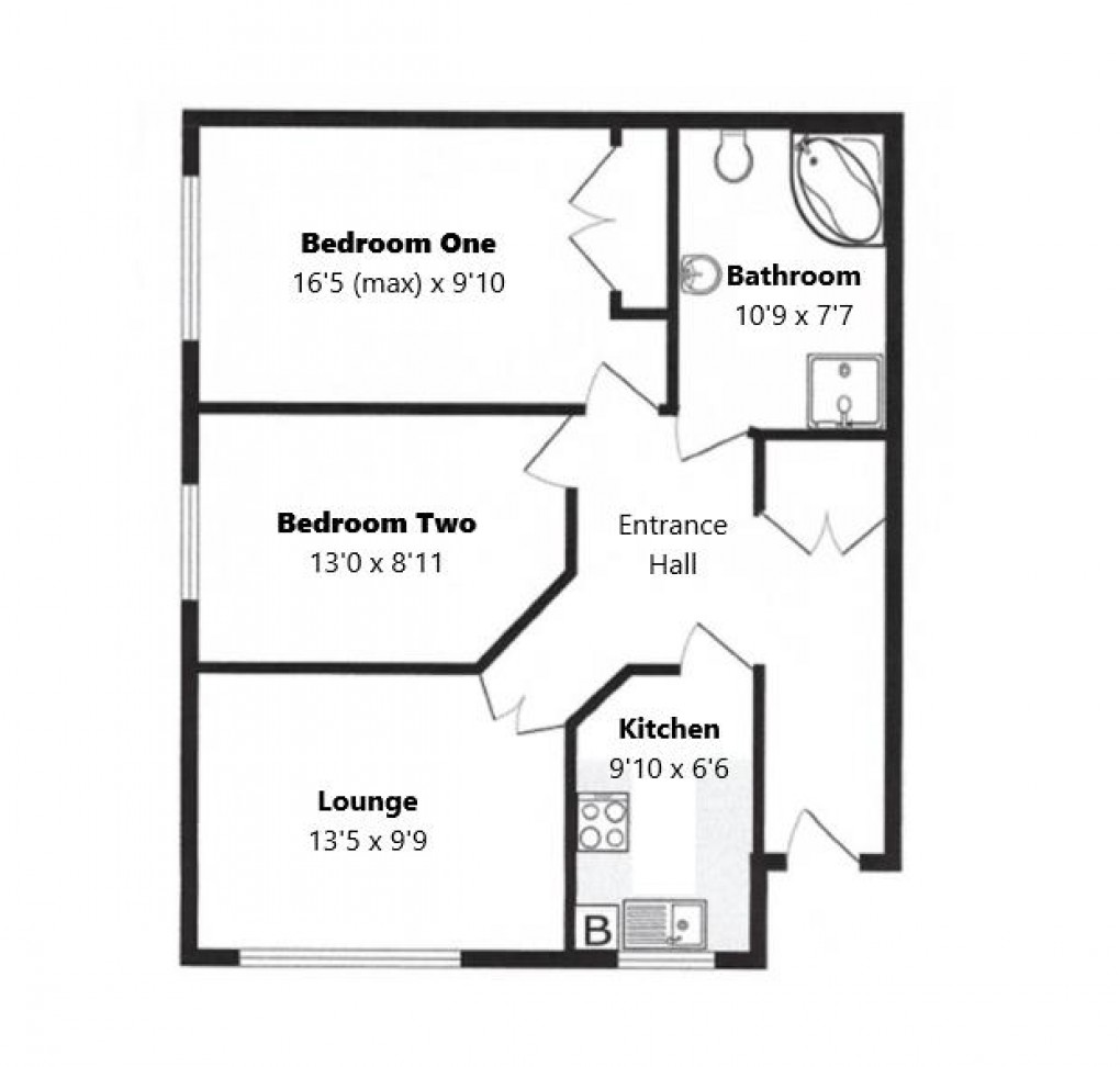 Floorplan for South Coast Road, Telscombe Cliffs, Peacehaven