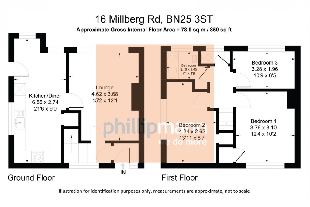 Floorplan for Millberg Road, Seaford