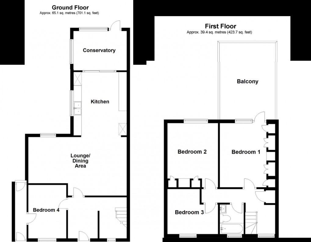 Floorplan for Northdown Road, Newhaven