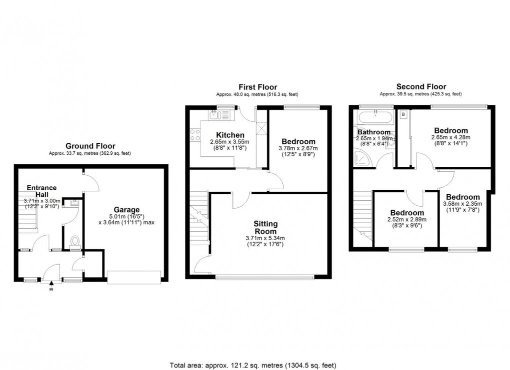 Floorplan for Heighton Crescent, Newhaven