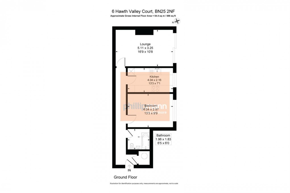 Floorplan for Hawth Valley Court, Seaford