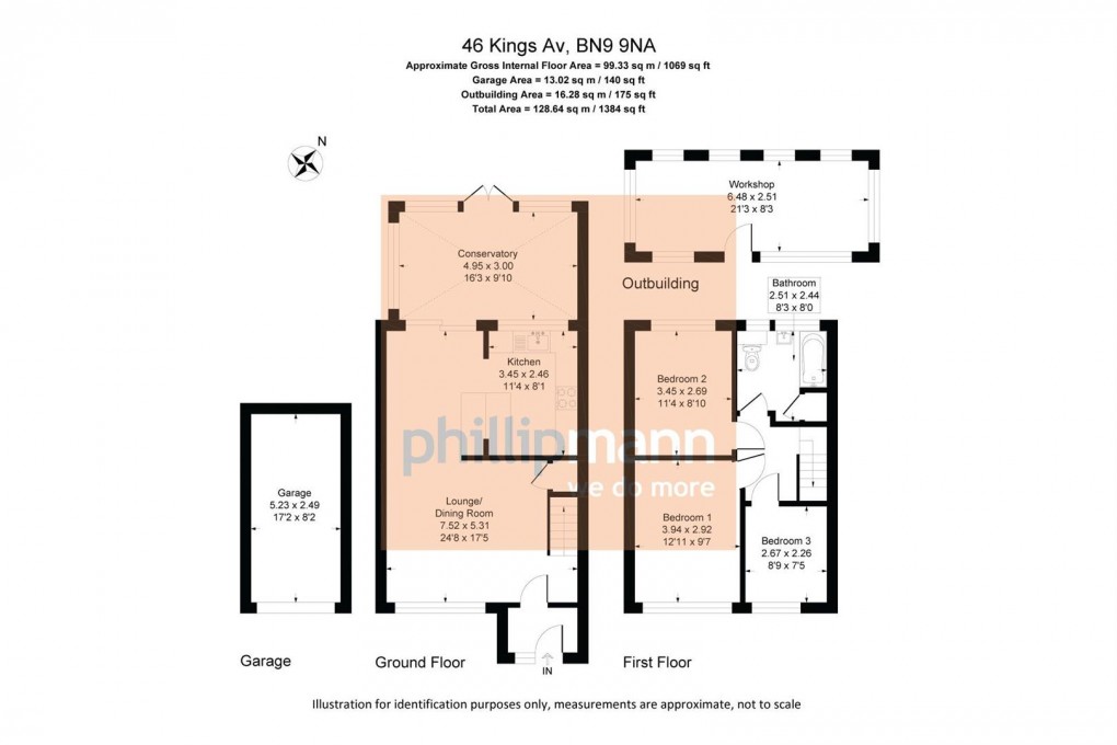 Floorplan for Kings Avenue, Newhaven