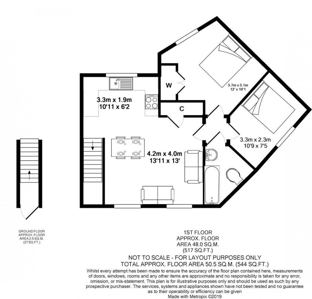 Floorplan for Westview Close, Peacehaven