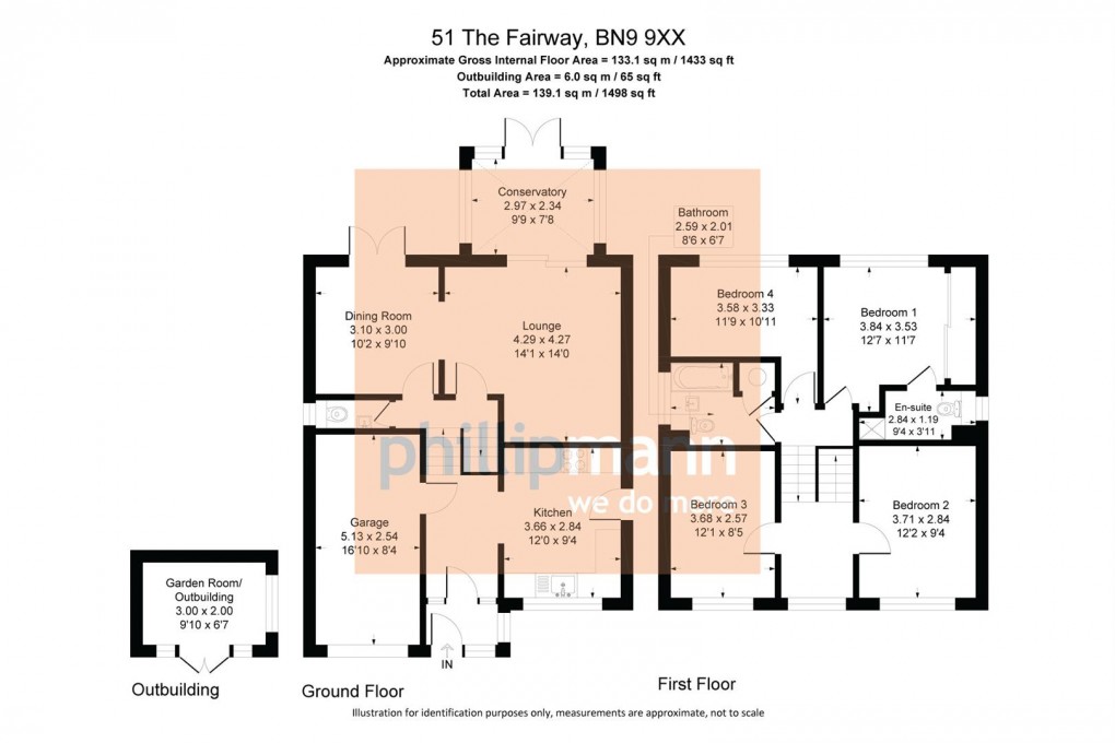 Floorplan for The Fairway, Newhaven