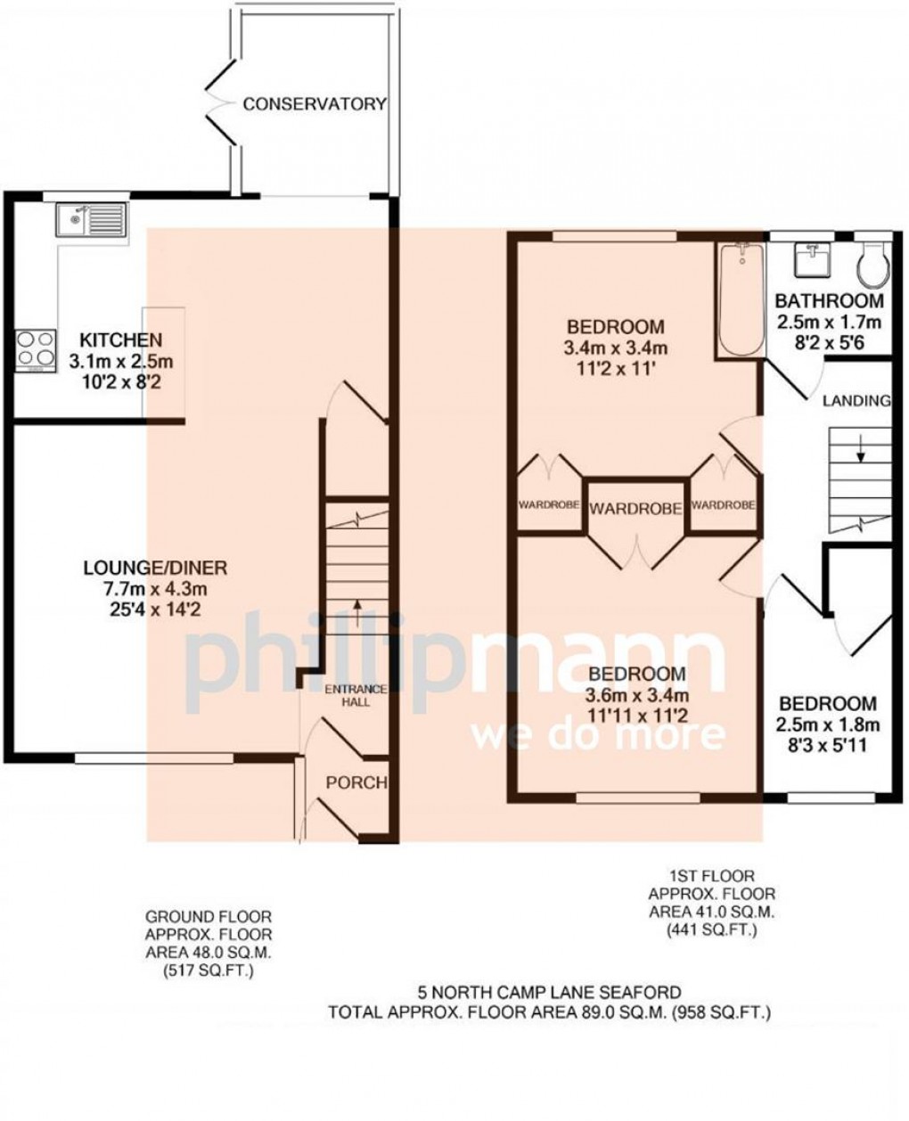Floorplan for North Camp Lane, Seaford