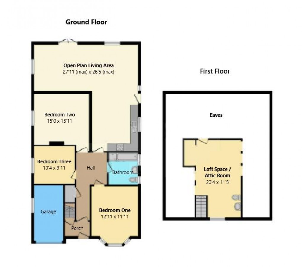 Floorplan for Bolney Avenue, Peacehaven