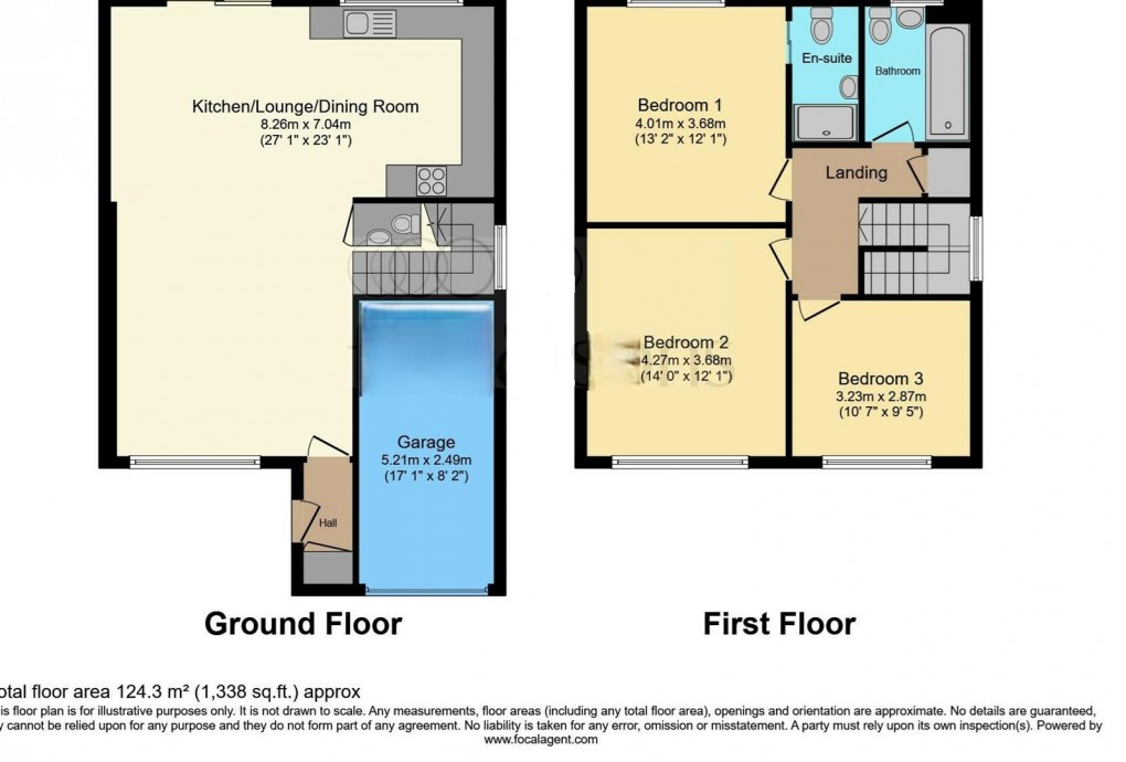 Floorplan for Barn Rise, Seaford