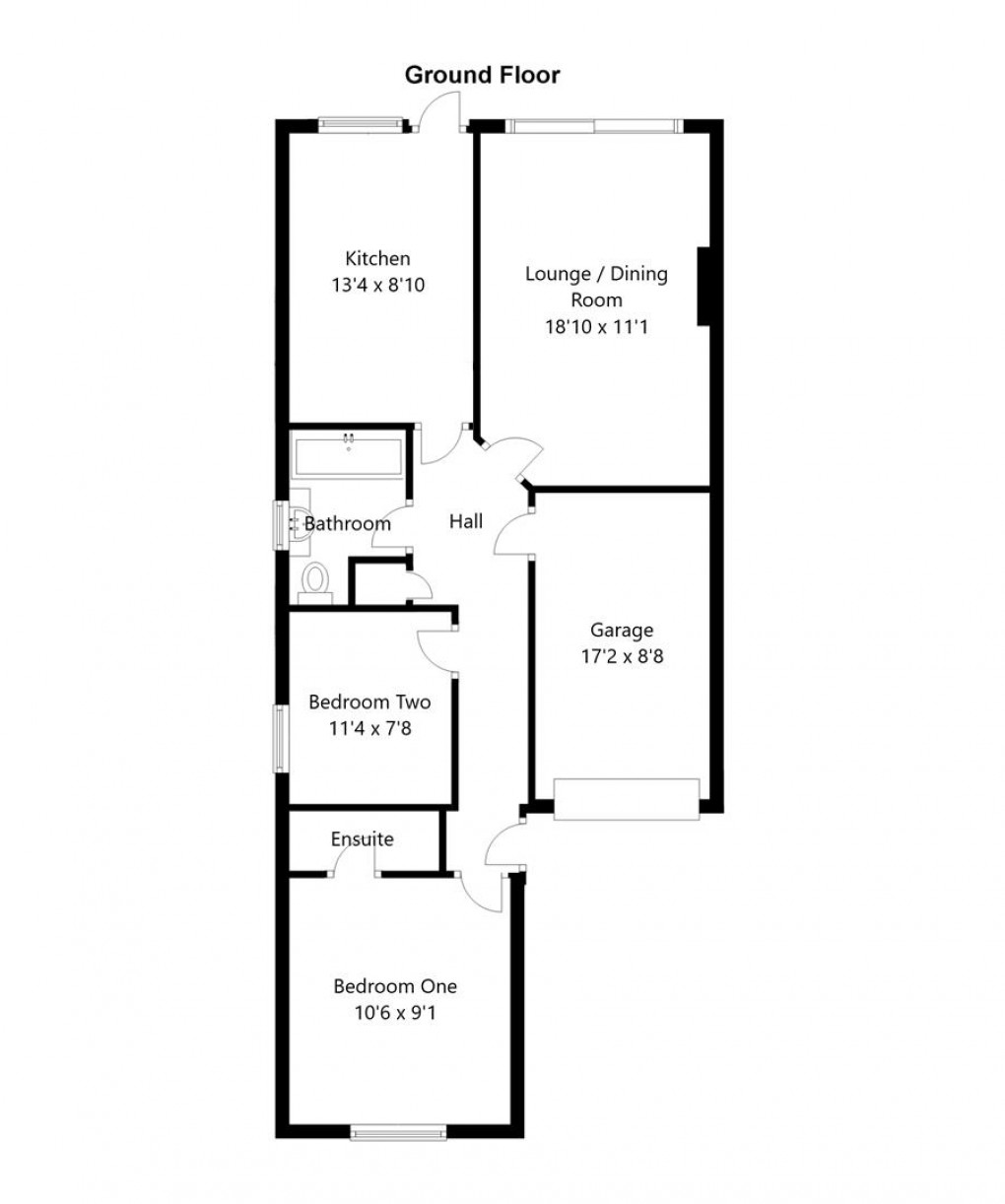Floorplan for Dorothy Avenue, Peacehaven