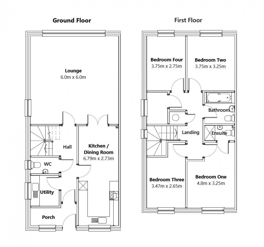 Floorplan for Steyning Avenue, Peacehaven