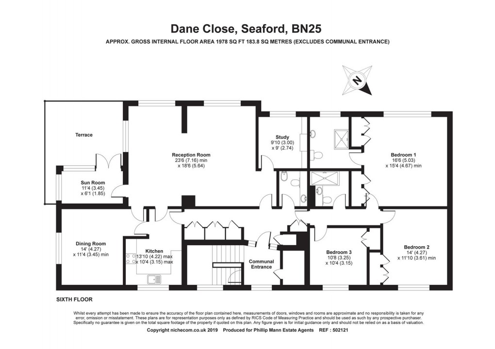 Floorplan for Dane Heights, Seaford