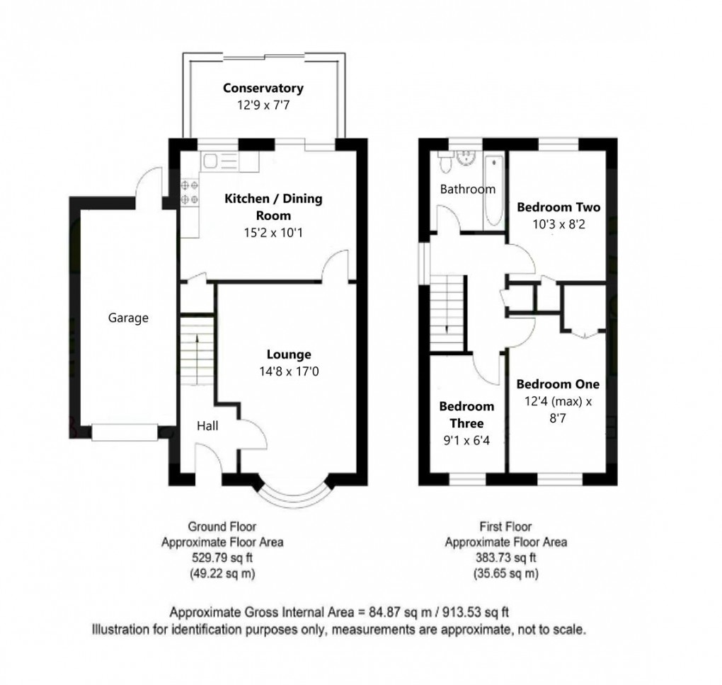 Floorplan for Chatsworth Avenue, Peacehaven