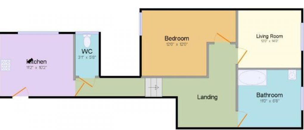 Floorplan for South Road, Newhaven
