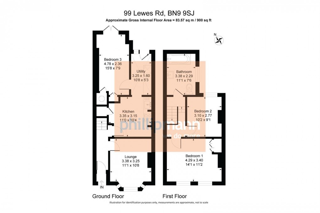 Floorplan for Lewes Road, Newhaven