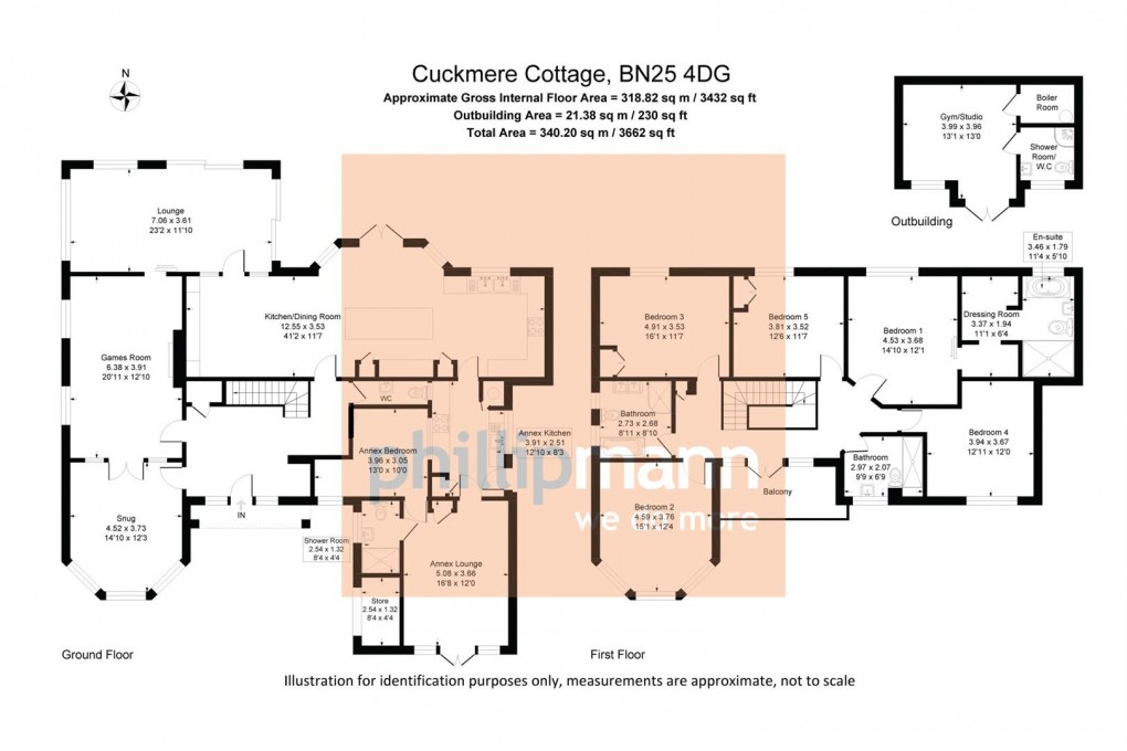 Floorplan for Cuckmere Road, Seaford