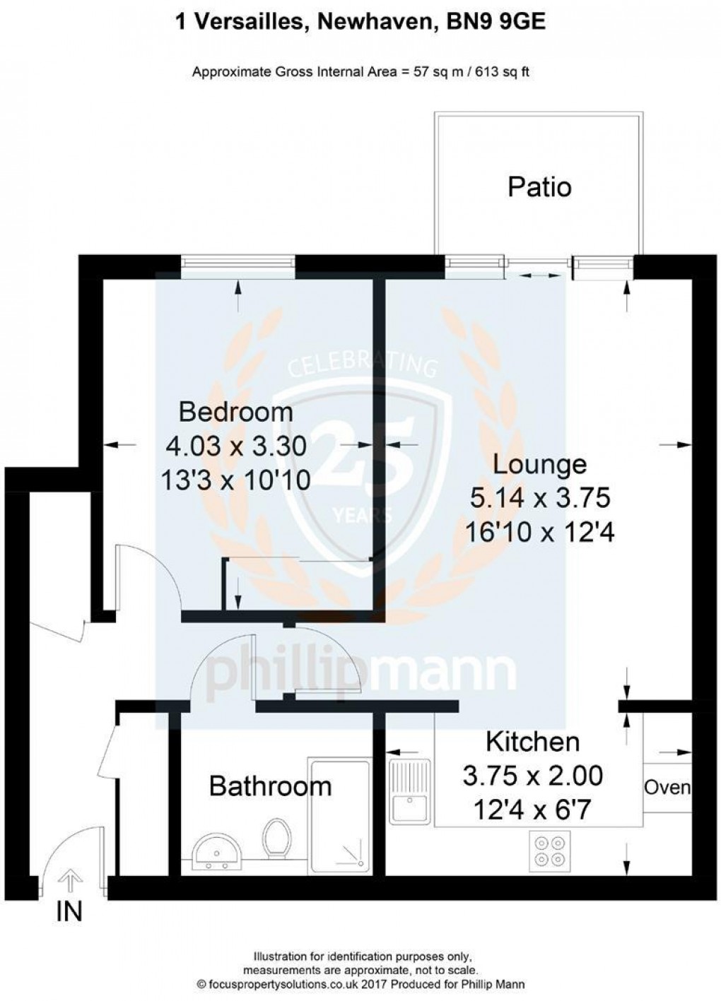 Floorplan for West Quay, Newhaven