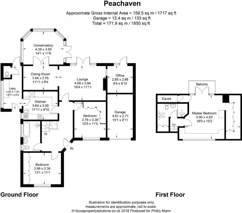 Floorplan for Springfield Avenue, Telscombe Cliffs