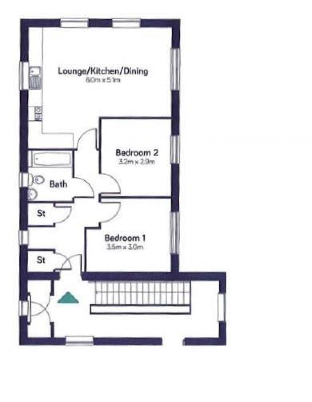 Floorplan for 18 Swallow Close, Peacehaven