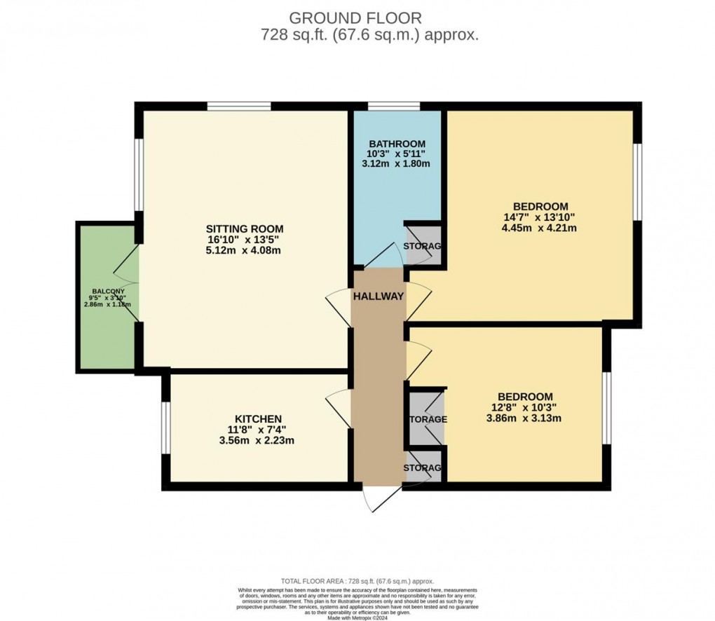 Floorplan for West Quay, Newhaven