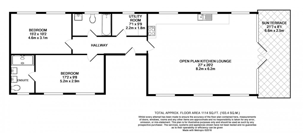 Floorplan for Corsica Hall, Seaford