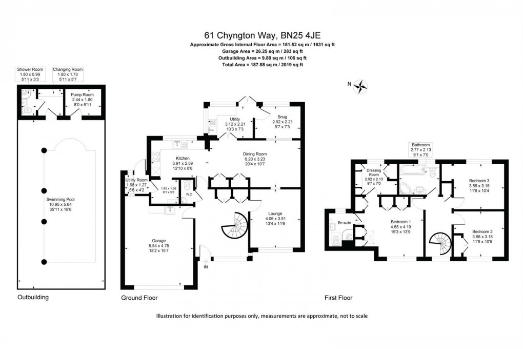 Floorplan for Chyngton Way, Seaford