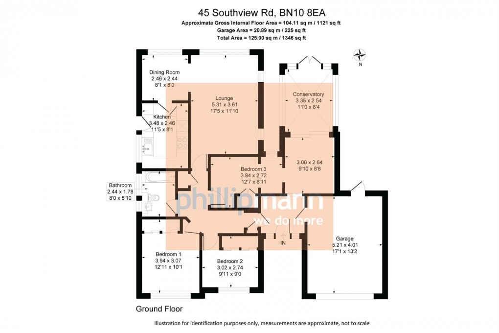 Floorplan for Southview Road, Peacehaven